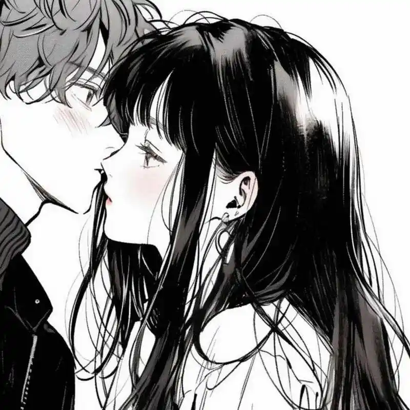 分享一波黑色亲密情头 #情侣头像
