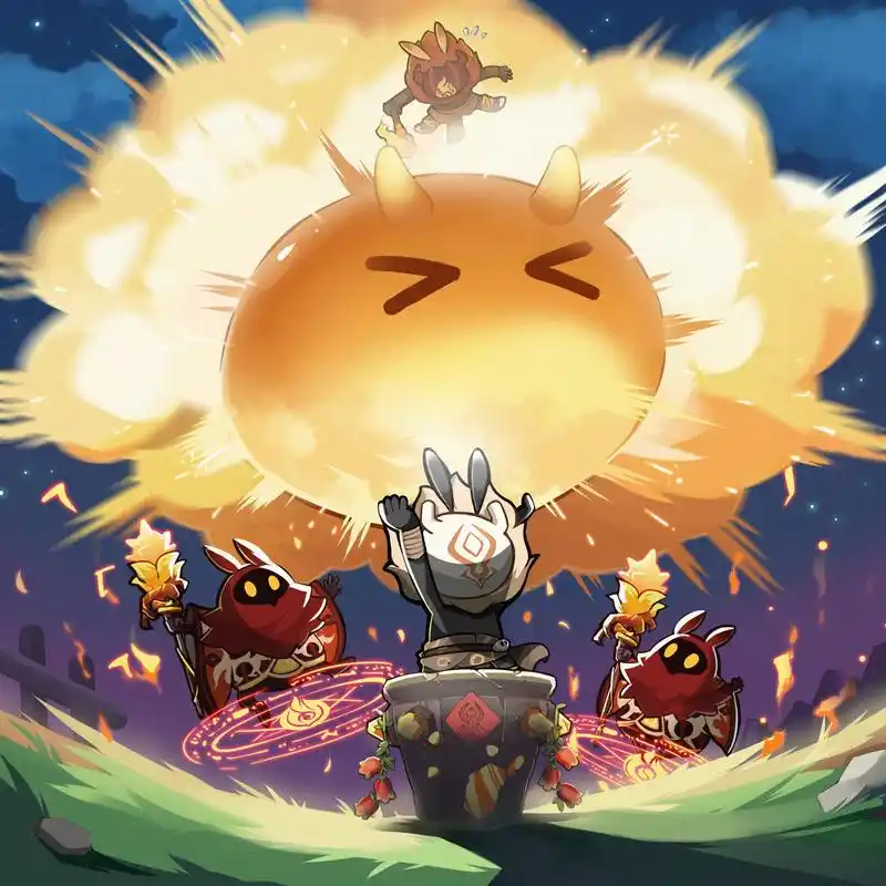 《原神》转生成为丘丘人,只要吃日落果就能一直变强「第一章」