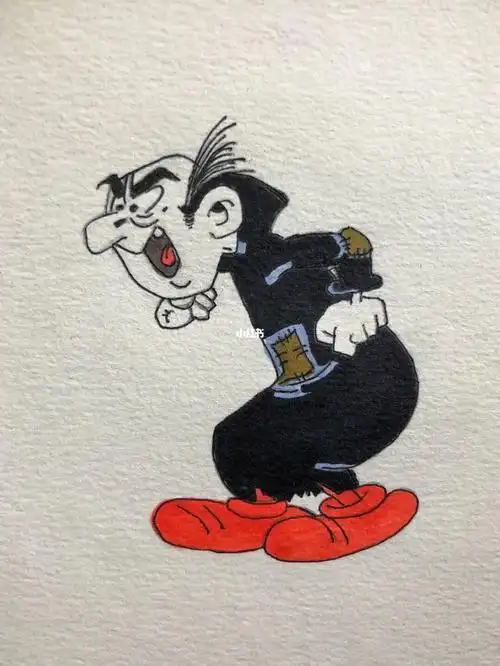 格格巫卡通简笔画