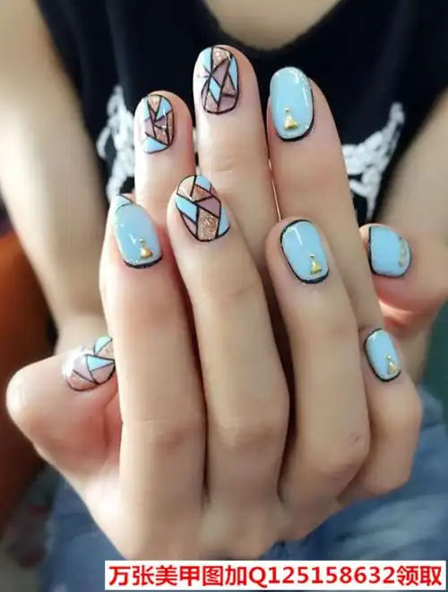 美甲图片 法式美甲图片