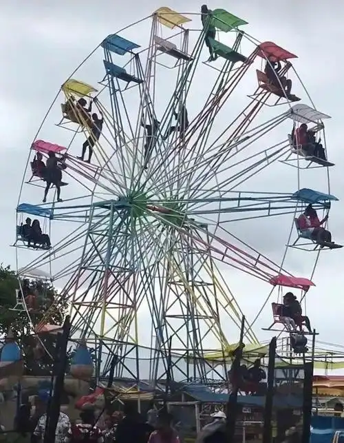 最野的"自助游乐园"里,摩天轮驱动靠手摇|游乐园_新浪新闻