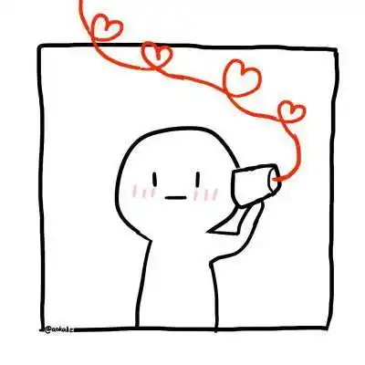 小白人斜眼看简笔画