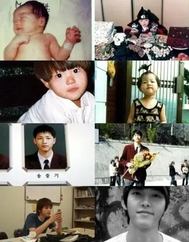 因为长得好看,小时候被宋仲基当女孩养,穿女孩衣服,梳起小辫子真的太