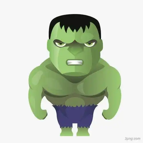 绿巨人卡通头像,漫威卡通头像一套-图片大观-奇异网