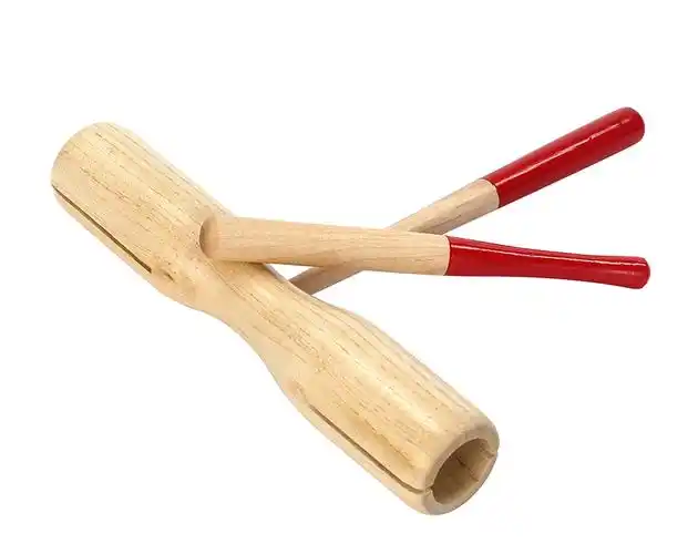 供应批发高品质打击乐器 亲子早教奥尔夫 双响筒 益智 感统