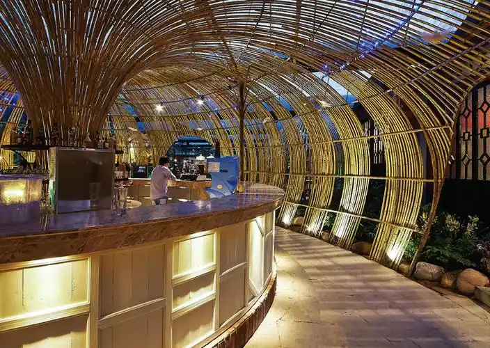 田园风格餐厅图片 生态餐厅设计案例