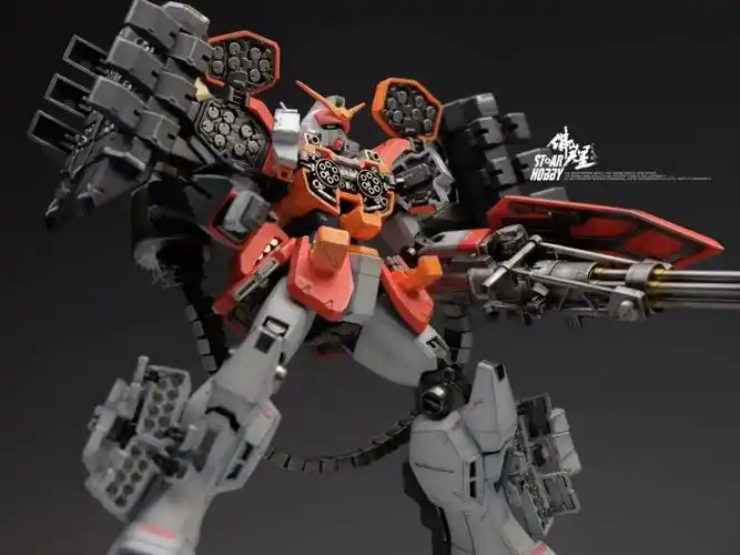 硬核的重装风格重炮高达刺猬装备67涂装风格化之后更man了