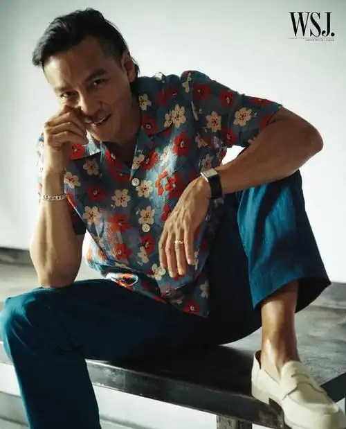 吴彦祖黑白大片惊艳亮相 背头造型展现男神魅力