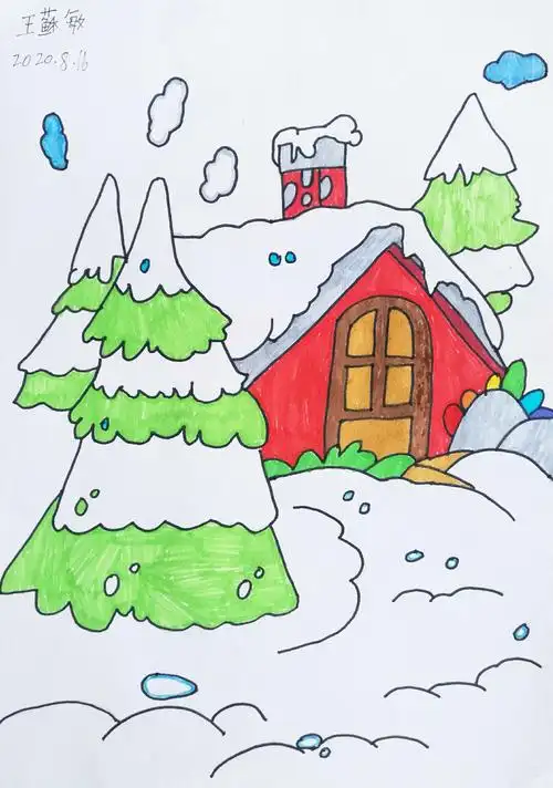 《小蜗牛》2020.08.12. 《鼠年画鼠》2020.08.18. 《卧室一角》2020.