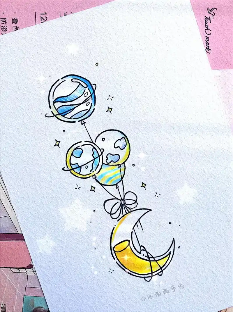 画画 #插画 #简笔画 #简笔画教程 #马克笔 #临摹 # - 抖音