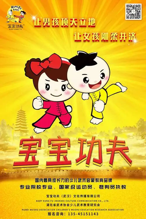 宝宝功夫海报