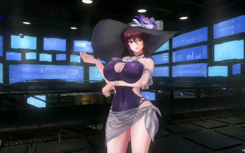 《对魔忍》水城不知火夏日海滩限定皮肤演示,校长的买不起了