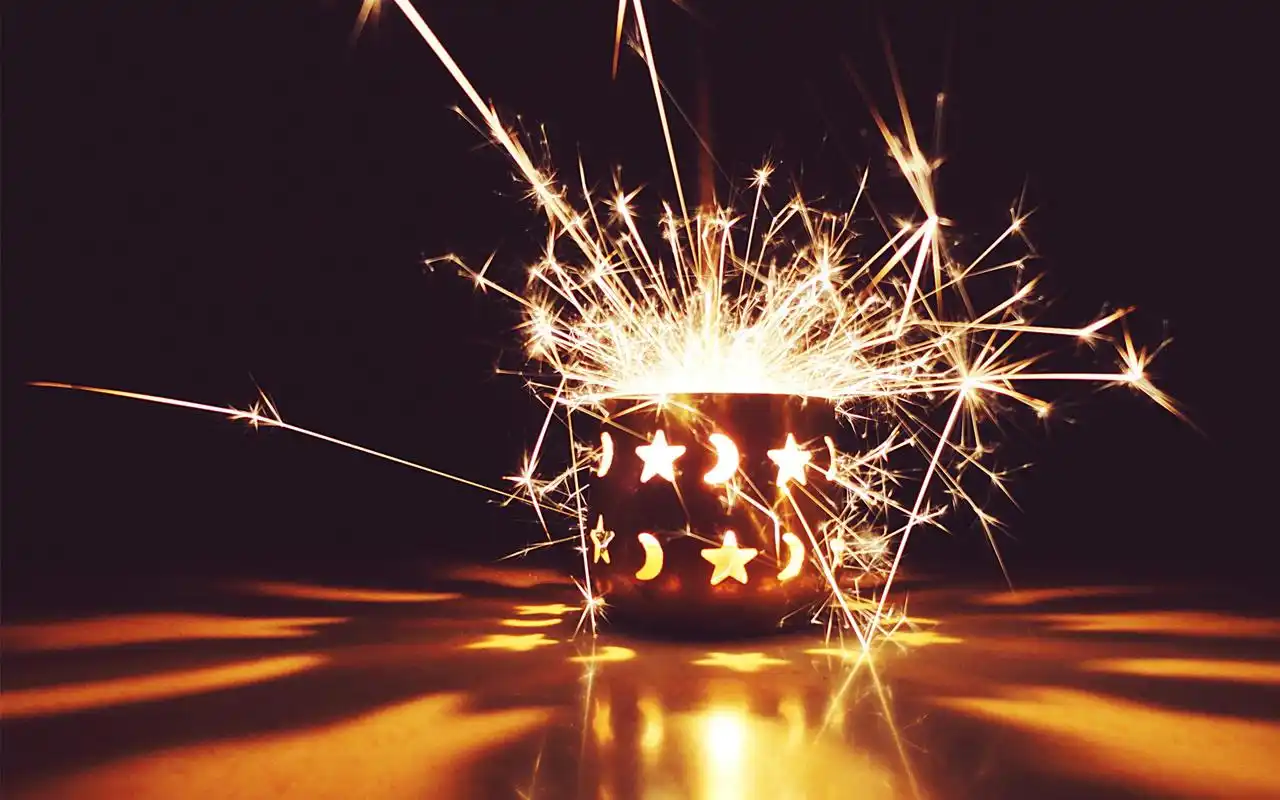 浪漫烟花璀璨唯美花火治愈系图片电脑桌面壁纸高清 第一辑