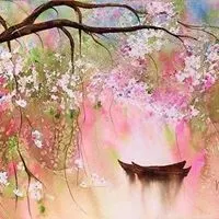 迷人醉有质感的水彩风景画_微信头像图片大全