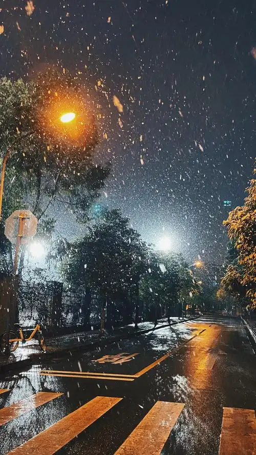 成都下雪啦!好美