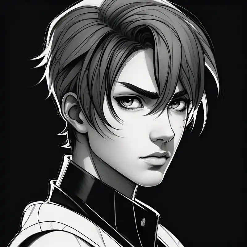 黑白素描头像,狠心绝情冷血系列92 狠心绝情冷血系列头像来啦!