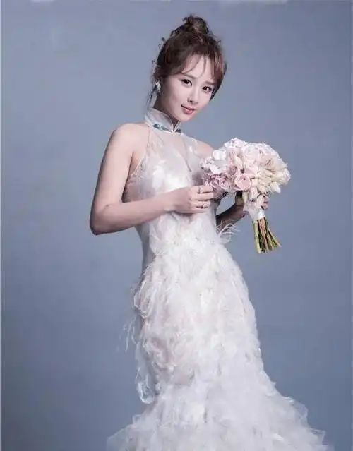 杨紫婚纱合集:你有设想过有一天杨紫结婚的情形吗?