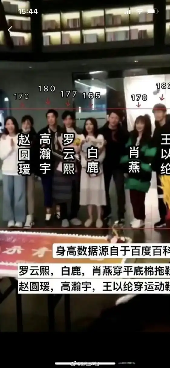 有工作人员说自己身高173,罗云熙没站直比她高,所以罗云熙到底多高?