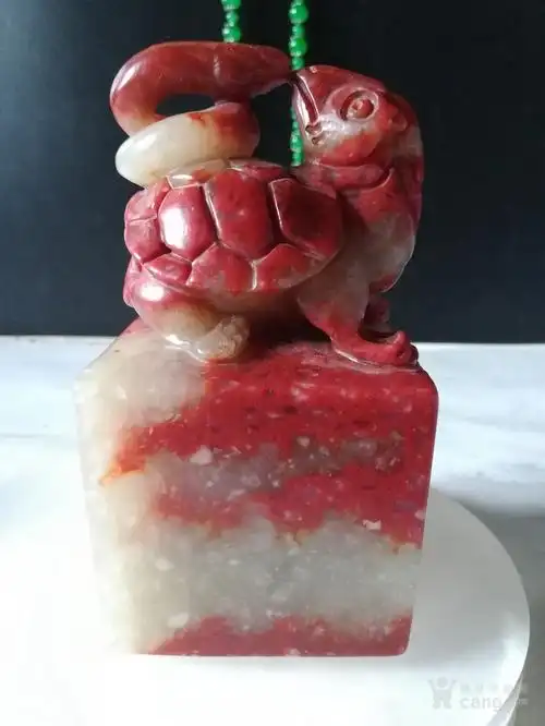 老鸡血石印章