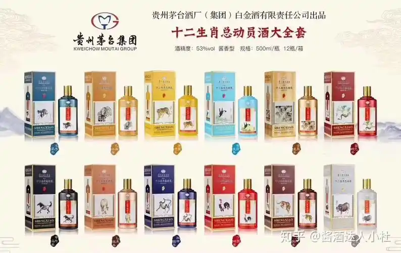 产地:贵州白金酒十二生肖总动员 白金酒十二生肖总动员产自贵州茅台