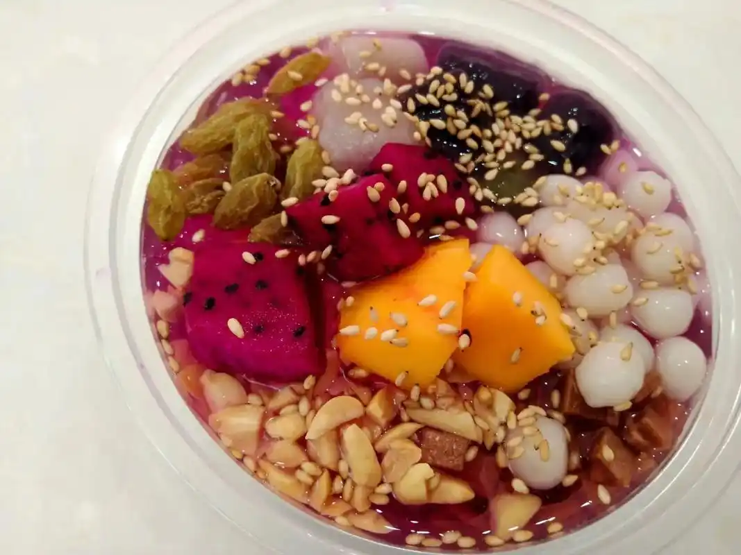 纯手工火龙果气泡冰粉,可约可送外卖! - 抖音