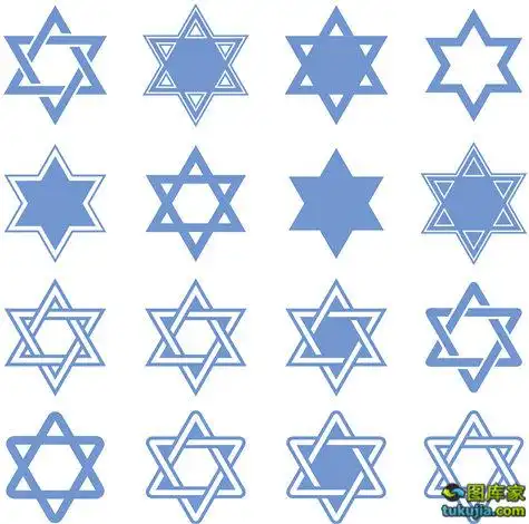 六角形六角星六边形六角星图案六角形图标矢量2623