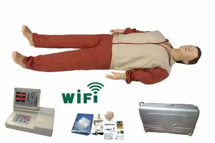 心肺复苏模拟人医学教学用模型全身培训心脏急救训练人工呼吸假人橡皮