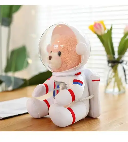 机智芽 礼盒太空熊宇航员泰迪熊小熊公仔玩偶男女生毛绒儿童玩具送