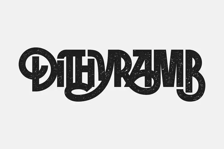 judelandry创意英文字体设计