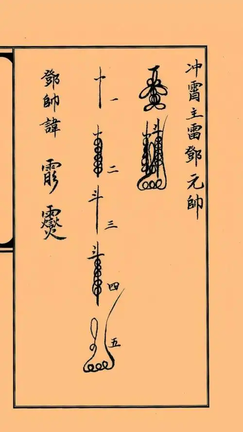 道家古书籍正一三十六帅符