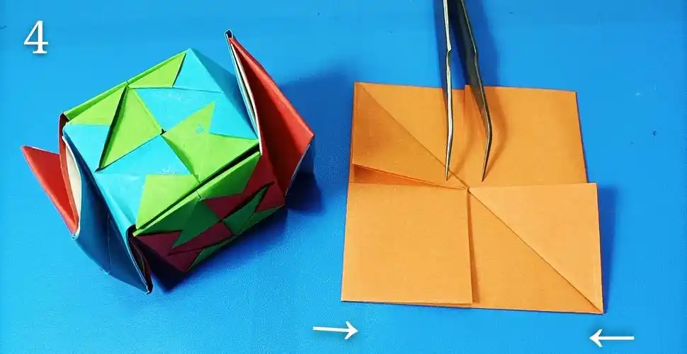 长方形纸盒子的折法(长方形盒子手工制作)