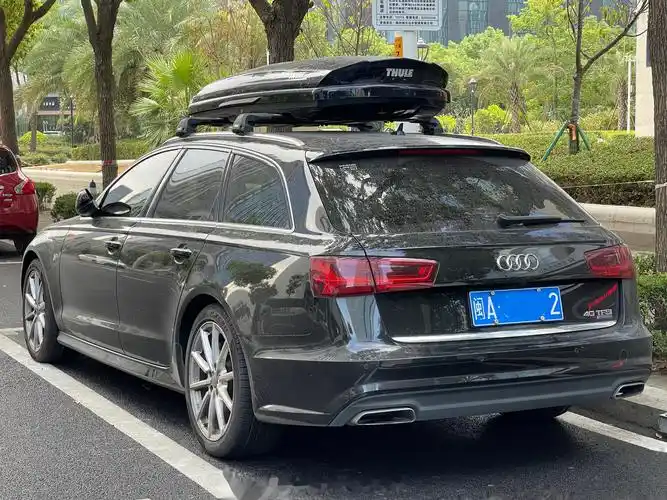 第四代奥迪a6(c7)旅行版,外形温和优雅,能见度不高 avantavant