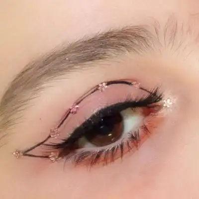 软锦欧美风眼睛部位头像艺术眼妆女生头像