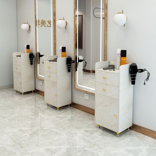 鼎盛坚固货架的优惠券大全—美发店工具柜置物架理发店工具台发廊专用