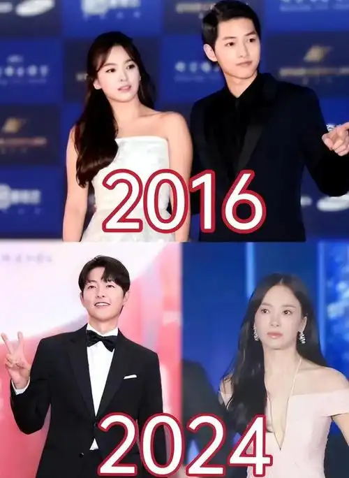 宋慧乔宋仲基重逢,一个台上颁奖,一个台下凝望,粉丝终于释怀了