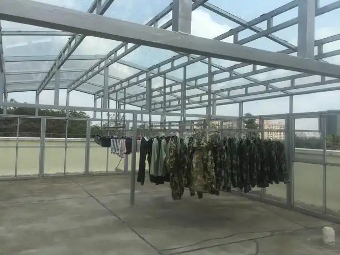 嘉积中队新晒衣场投入使用