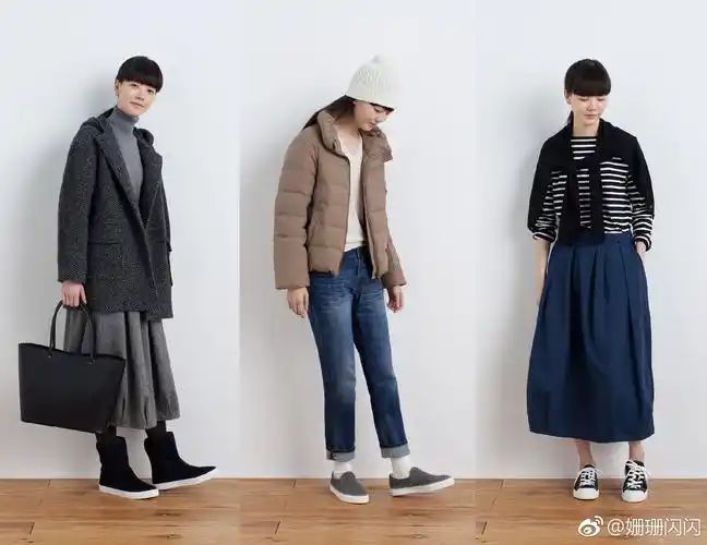 muji无印良品女士秋冬穿搭lookbook每一套都是百年经典