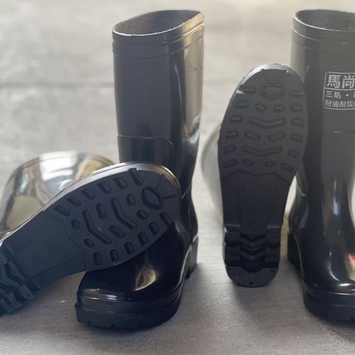 工地雨鞋男士中筒防滑雨靴防水钓鱼水靴男款三防中筒水鞋套鞋胶鞋