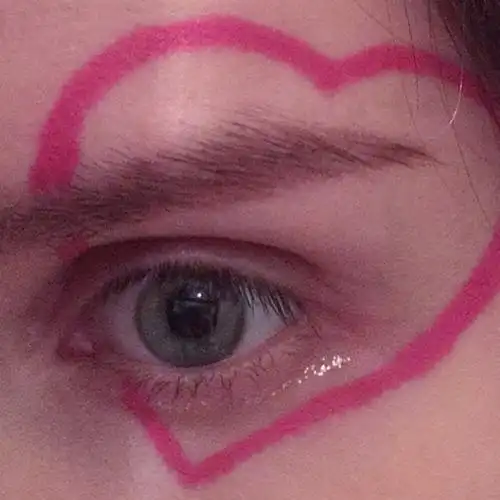 欧美头像女局部眼睛来自ins自截