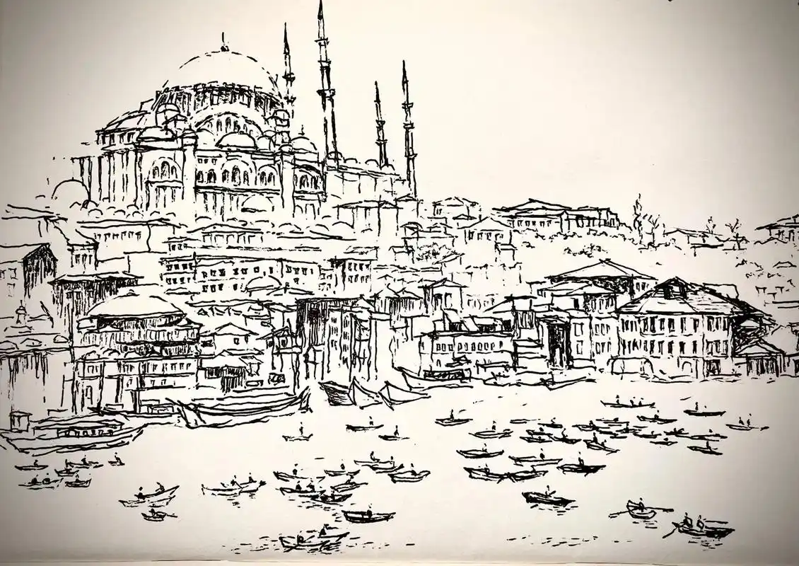 画一百座城市伊斯坦布尔01