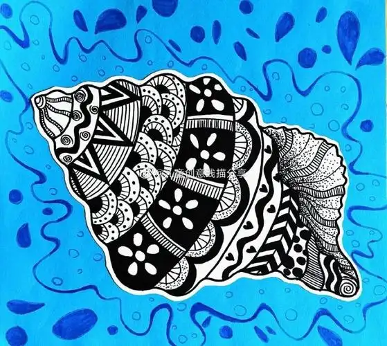 儿童画素材##儿童画##儿童创意美术##线描##儿童线描画