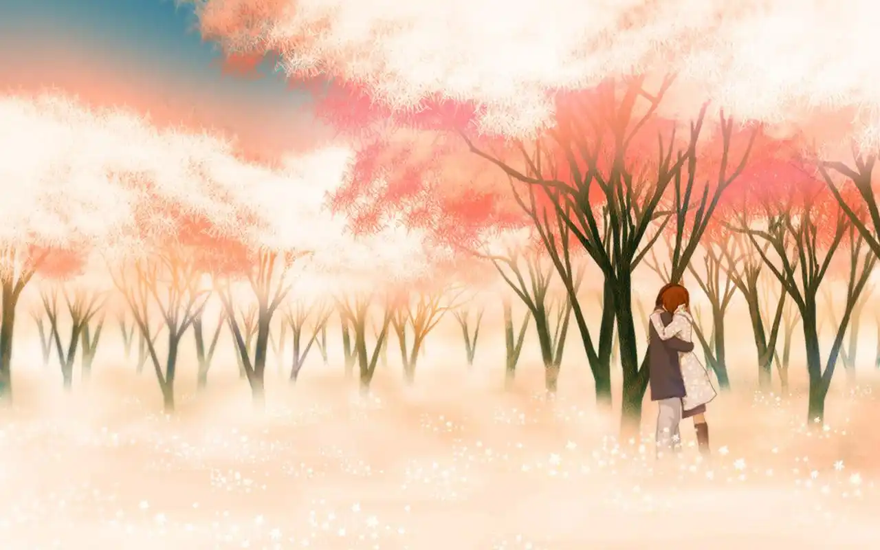 唯美意境小清新创意手绘插画高清桌面壁纸第一辑