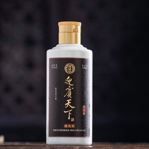 迎宾天下小酒样酱香型白酒53度贵州国威酒业自营100ml装