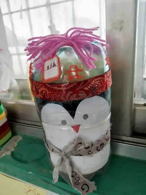 西滩寄宿制小学东山幼儿园变废为宝亲子手工制作!