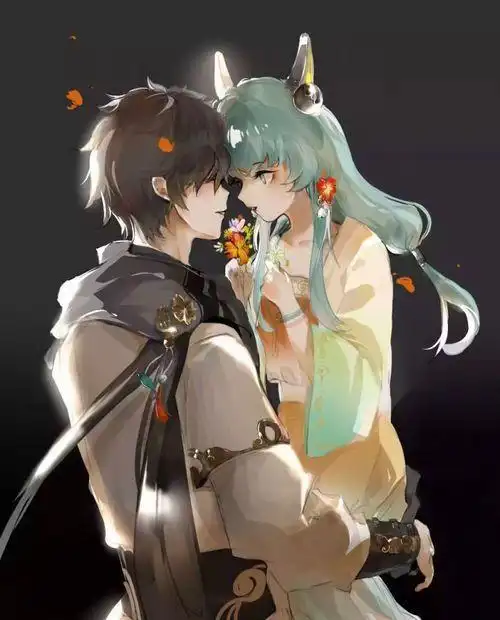 蔡文姬和澜的cp图(1)-王者荣耀:我的澜朋友-话本小说网