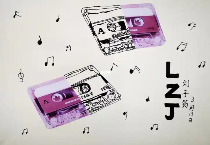 创意少儿美术8岁《磁带》写生_美术_7坊街创意产业集聚区自由行热门