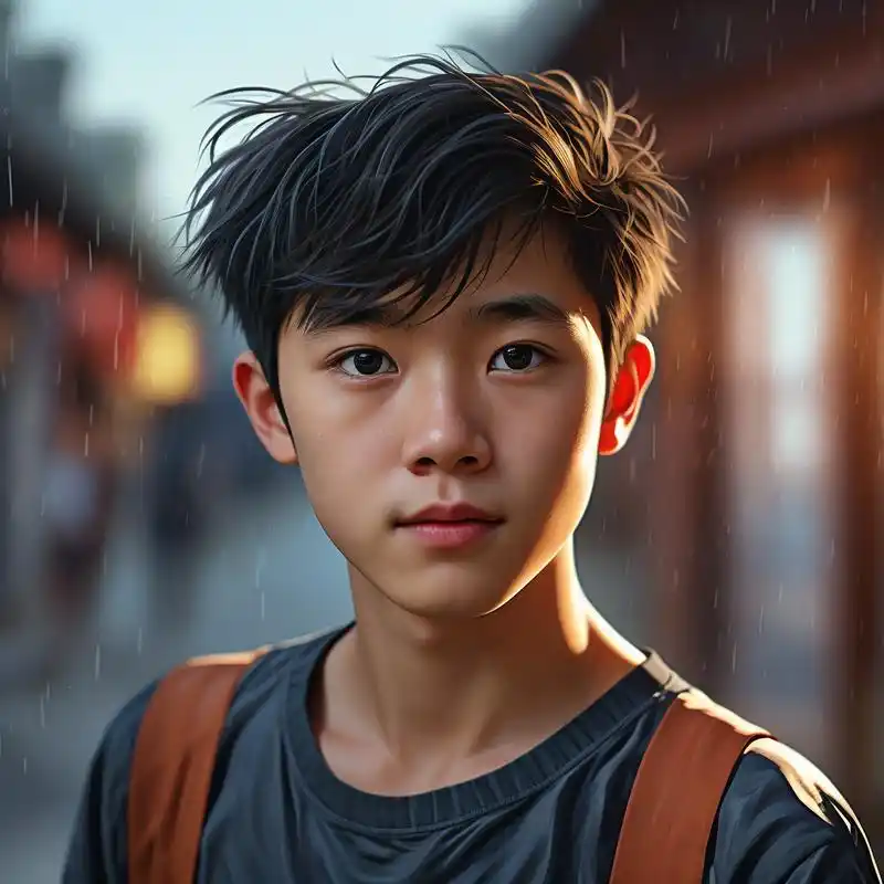 14岁帅气男生真人自拍🤳做头像太帅了!