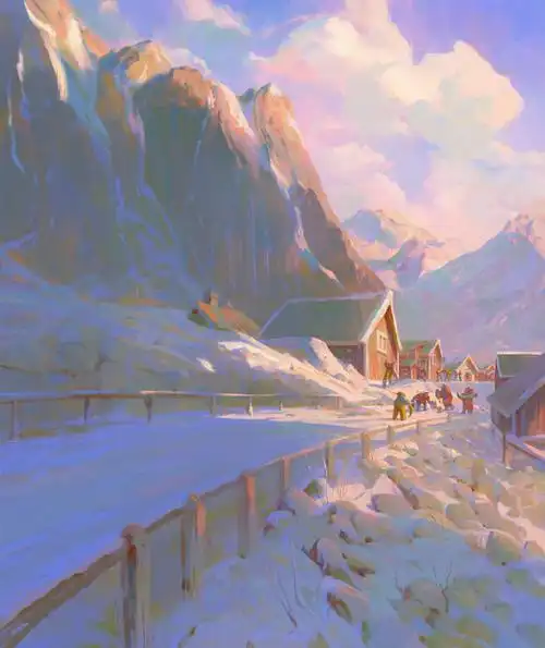 构图自然舒适同色系的配色使整个场景浪漫又惬意十分令人向往6767