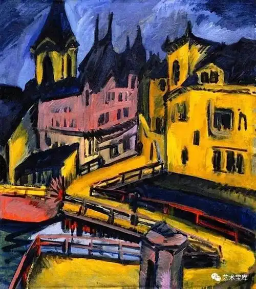 西方艺术史:表现主义画家桥社创始人 埃里希·赫克尔的悲剧性油画