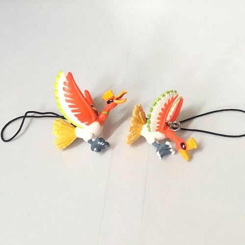 神奇宝贝宠物小精灵宝可梦凤王 凤凰公仔手机绳小挂件